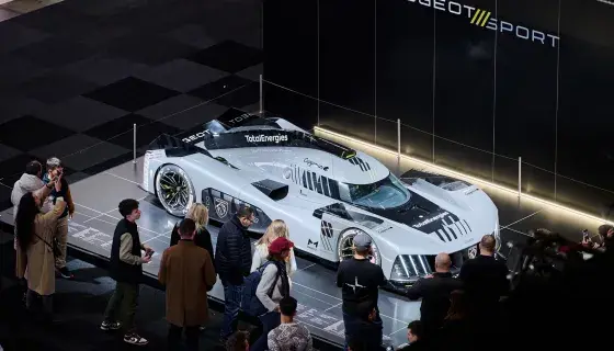 Supercar in exhibiton, Brussels Motor Show